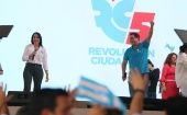 La exlegisladora fue electa en un proceso de democracia interna llevada a cabo por el Buró Nacional y miembros de las direcciones provinciales del movimiento de la Revolución Ciudadana.