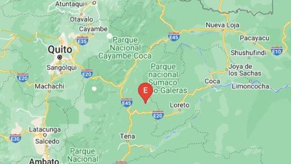 Registran temblor de magnitud 5.3 en Ecuador