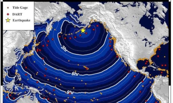 Emiten aviso de tsunami tras sismo de magnitud 7.2 en Alaska, EE.UU.