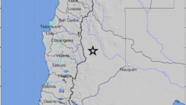 Sismo de magnitud 6.6 afecta a regiones de Chile y Argentina