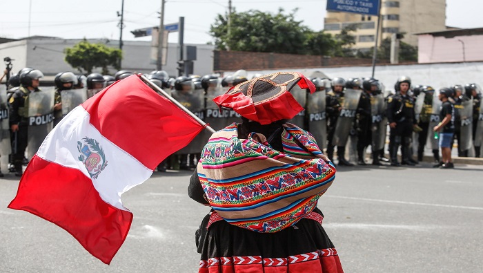 También se convocó a las asociaciones de víctimas de las protestas, quienes acudieron a Lima desde diversas regiones del país.