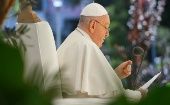 Papa Francisco arribó la víspera a Lisboa, donde permanecerá hasta el domingo con motivo de la JMJ, que se prevé congregue más de un millón de fieles.