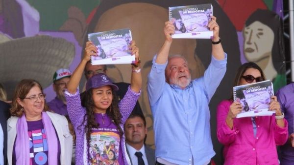 Presidente Lula aboga por defensa de los derechos de la mujer