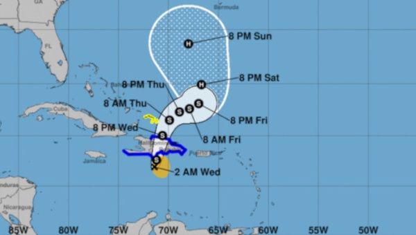 Tormenta tropical Franklin se aproxima a República Dominicana