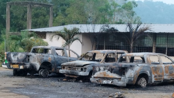 Prefectura de Esmeraldas rechazó en un comunicado “este nuevo hecho de violencia que ha ocasionado cuantiosas pérdidas económicas a la provincia”.