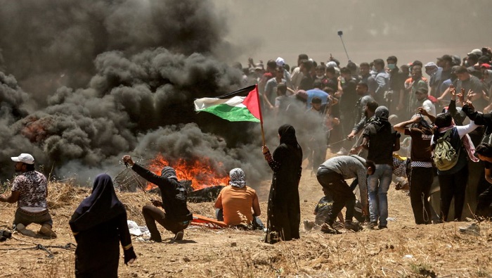 La ocupación militar, los crímenes de guerra, las violaciones a los derechos humanos y el apartheid han sido denunciados por organizaciones a favor de la lucha palestina.