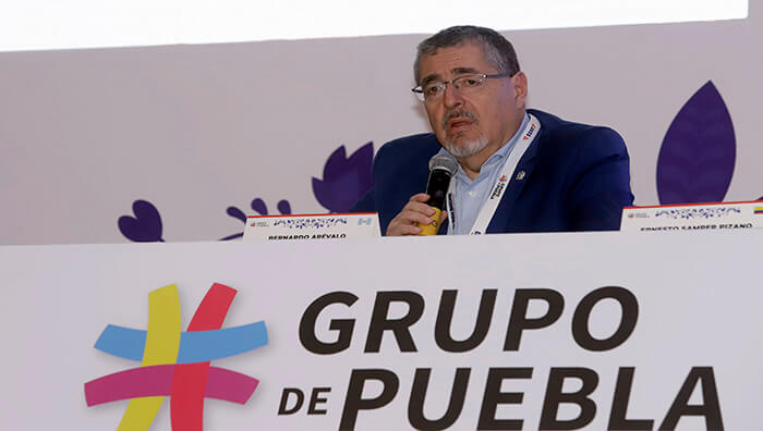 Bernardo Arévalo pidió al mandatario actual, Alejandro Giammattei, un pronunciamiento sobre las acciones del Ministerio Público contra el Movimiento Semilla.