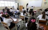 Más de 455 profesores intervendrán en este periodo lectivo, informó la titular de educación venezolanaYelitze Santaella.