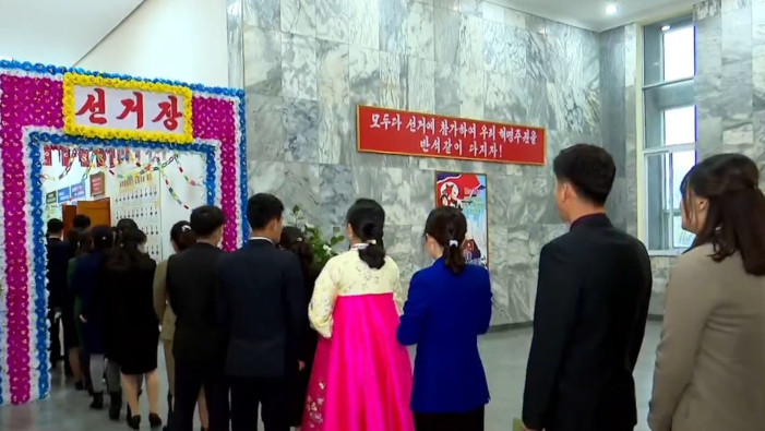 El Gobierno de Pyongyang llamó a la gente a votar y 
