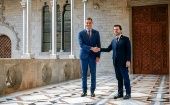 Sánchez y Aragonès acordaron convocar una próxima reunión de la mesa de diálogo en el primer trimestre de 2024.