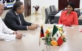 La reunión se realizó como  parte de las estrategias del Gobierno venezolano para establecer relaciones de cooperación entre ambos países en materia petrolera.