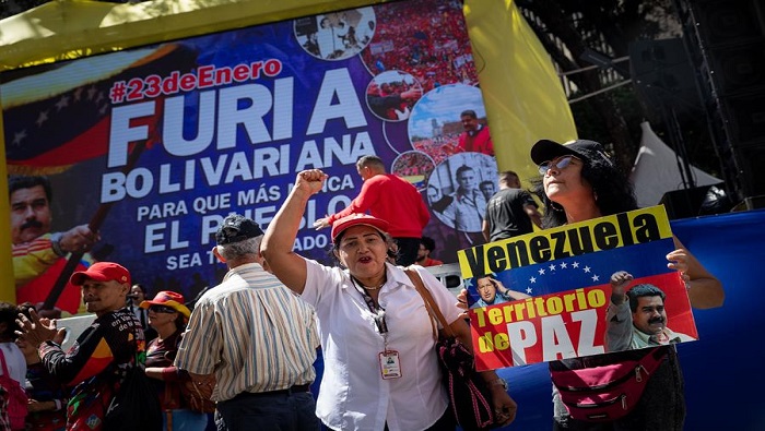 A pesar de las sanciones del Gobierno estadounidense, los venezolanos continúan mostrando su apoyo a la Revolución Bolivariana.