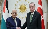 El mandatario palestino actualizó a su homólogo turco sobre el actual conflicto entre Israel y Gaza donde han muerto más de 30 mil personas.