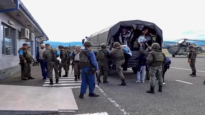 contingente pacificador ruso se retira de la región de Nagorno Karabaj.