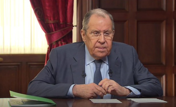 Russian Foreign Affairs Minister Sergei Lavrov, April 19, 2024.
