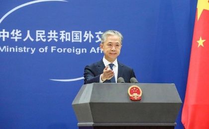 El vocero de Exteriores chino, Wang Wenbin, afirmó "no se puede obstaculizar el derecho de China en sus relaciones con otros países".