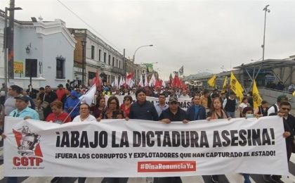 Coincide con el momento en que el Congreso de Perú analizará desde la próxima semana la denuncia constitucional que ha presentado el Ministerio Público contra la presidenta designada.